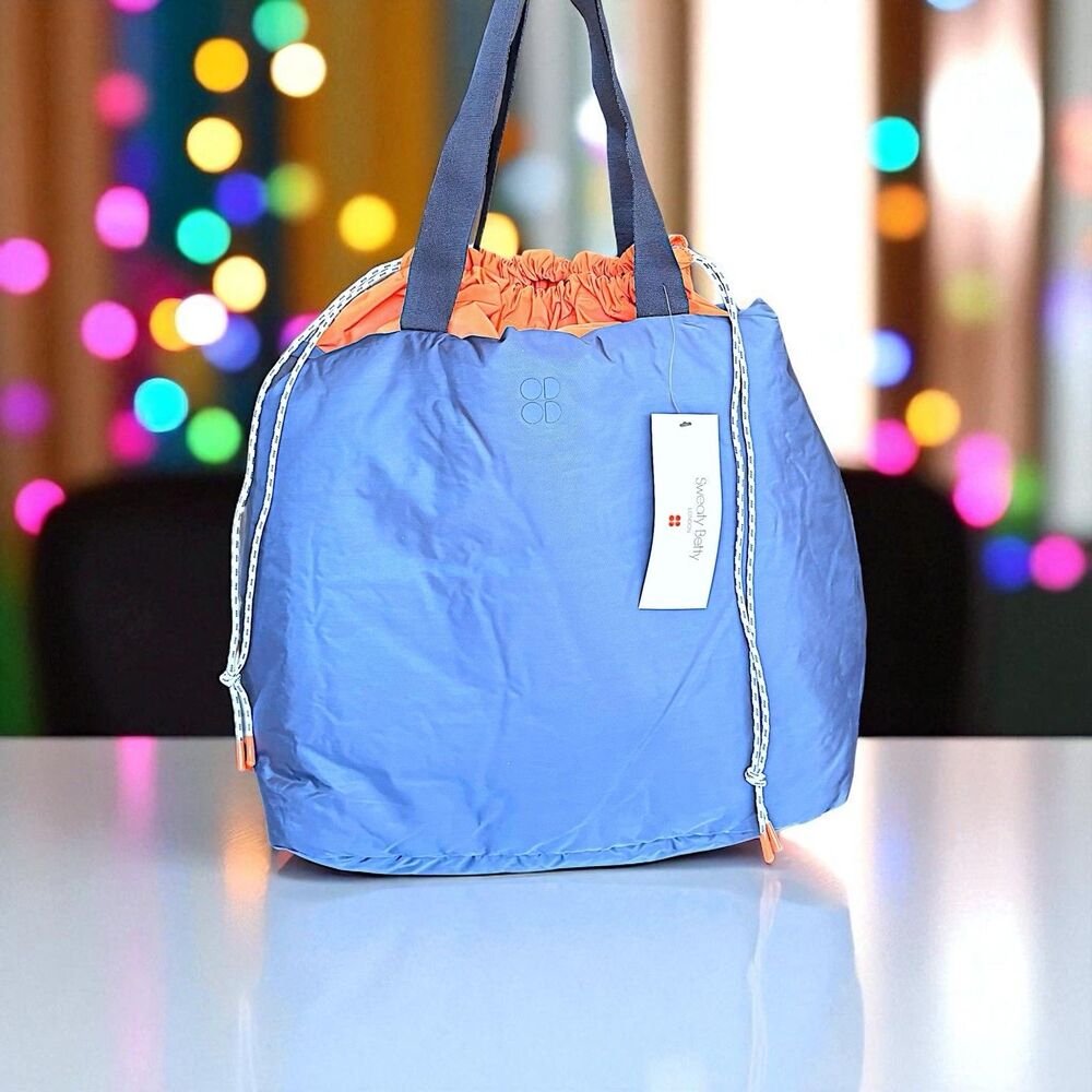 Sweaty Betty Colour Pop Gym Bag In Oxford Blue NWT